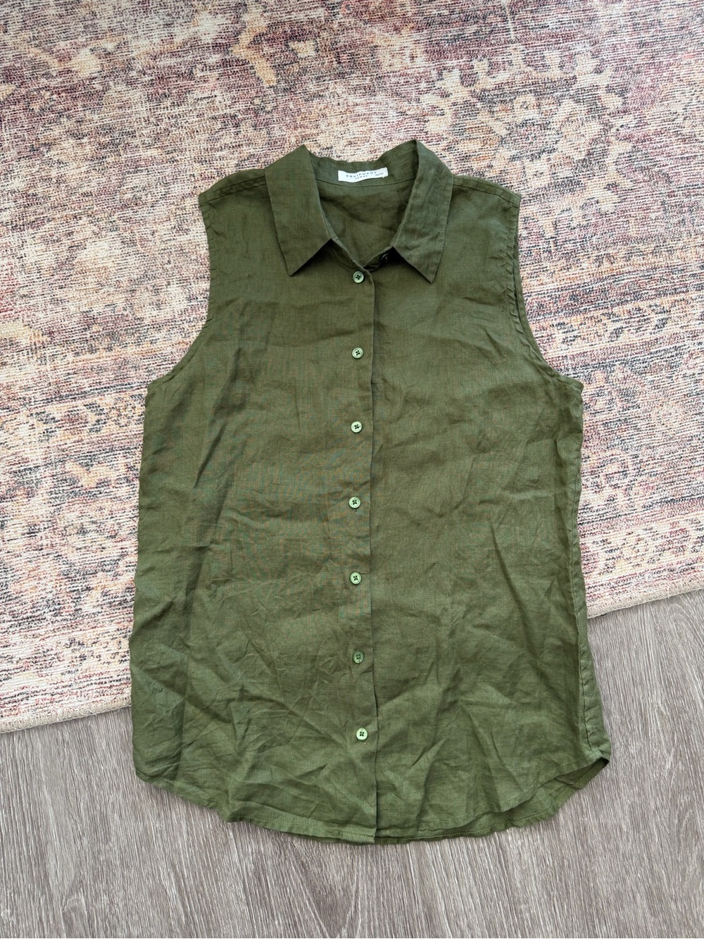 Equipment Femme Sleeveless Linen Too